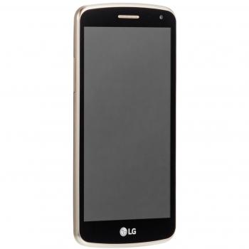 Smartphone LG K5 X220DS, Negro/Dorado, Pantalla 5 IPS, Cámara 5/2MP, Quad Core 1.3GHz, Memoria Interna 8GB, RAM 1GB, Conectividad 4G, Dual SIM, Bluetooth y Batería de 1900mAh - Sistema Operativo Android