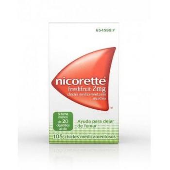 Nicorette Freshfruit 2 mg 105 Chicles