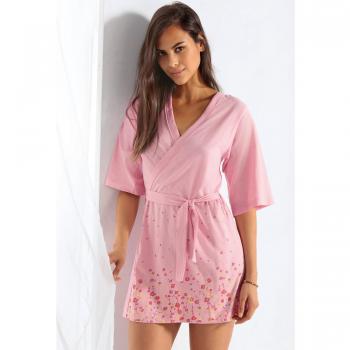 Kimono de manga corta by VencaStyle,ROSA ESTAMPADO,3XL