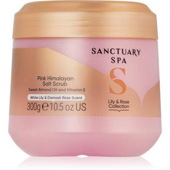 Sanctuary Spa Lily & Rose Nourishing Body Scrub with Floral Fragrance 300 g