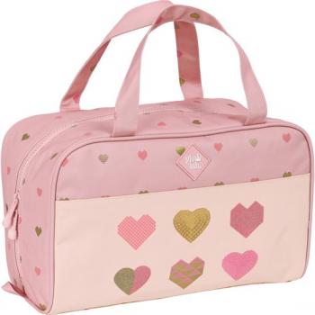 Neceser Rectangular Glowlab 'Hearts' - Safta