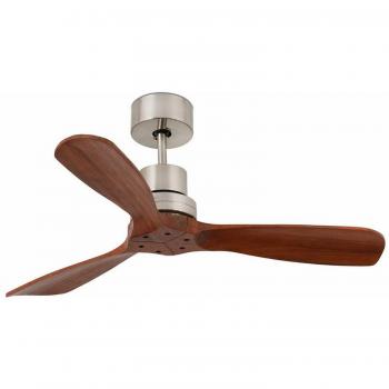 Ventilador de Techo Mini Níquel Mate 34 cm