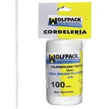 Wolfpack Linea Profesional 16010195 Cuerda Trencilla Polipropileno Blanco