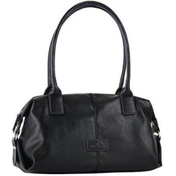Tom Tailor Acc MIRIPU Shopper schwarz - Bolso de material sintético mujer, color negro, talla 35x20x17 cm
