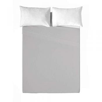 Sábana Encimera Naturals Gris 260 x 270 cm (King Size) 144 Hilos
