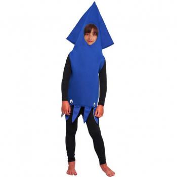 Disfraz de Calamar Azul Marino para niños