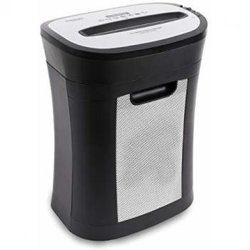 Duronic PS571 Destructora trituradora de papel con corte cruzado máxima seguridad | Hasta 19 L y 530W | Garantiza cumplimiento de LOPD y tritura 12 hojas A4 dobladas | Papelera escritorio y oficina