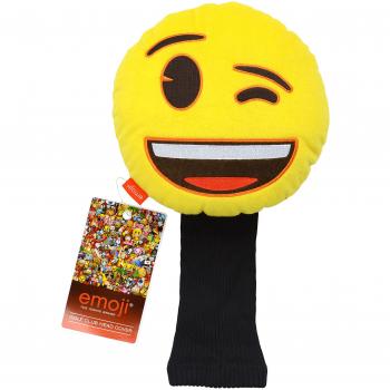 Oficial novedad para cabeza de golf Emoji – Guiño, color amarillo