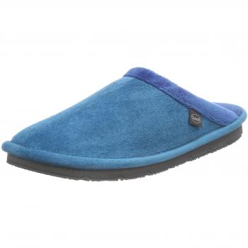 Scholl BRIENNE - pantuflas con forro de material sintético mujer, color azul, talla 37
