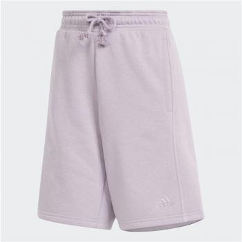 Pantalones cortos adidas ALL SZN mujer gris y rosa, talla M, fabricados con material ligero y transpirable, diseño moderno y cómodo ideal para actividades deportivas y casuales