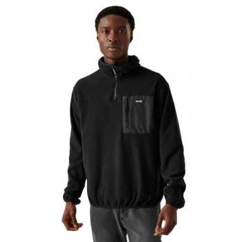 Regatta Men's Lightweight Frankie Half Zip Fleece Jacket - Black, Size: L