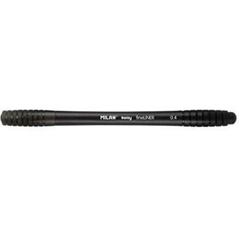 Caja 16 rotuladores punta fina SWAY fineliner 0,4 mm negro