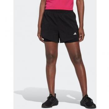 adidas Women's 2-in-1 Shorts in Black, Size XL