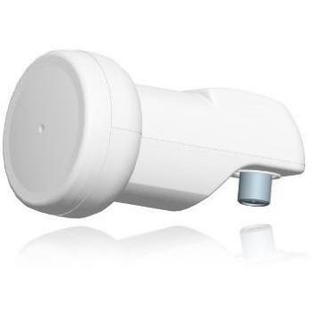 RED OPTICUM LSP 02G LNB Single I LNB Digital de 1 Canal Resistente al Calor y al frío con Solo 0,1 dB de Ruido con Estuche de protección contra la Intemperie I Full HD - 3D - UHD - 4K Ready