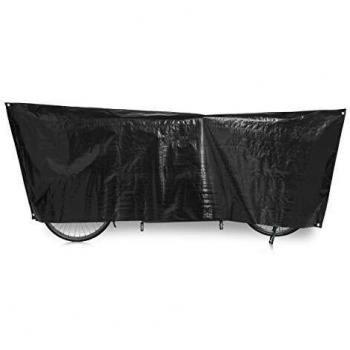 Vk International Fahrradschutzhülle-2260050750 Funda para Bicicleta, Unisex Adulto, Negro, 110 x 300cm