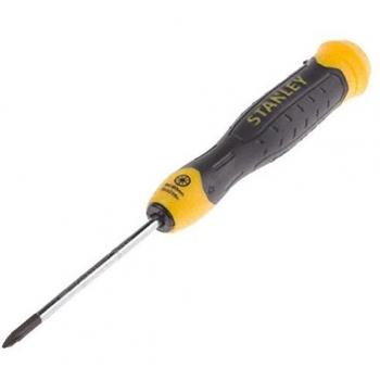 STANLEY 0-64-952 - Destornillador pozidriv cushion grip 0pt x 60mm