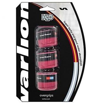 VARLION H2O Overgrip de Tenis, Unisex Adulto, Rojo, M