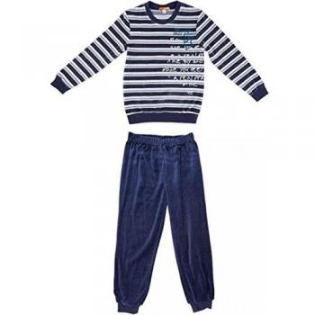 Quickfun - Pijama azul marino niño 10 años