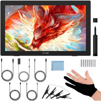 XP-Pen Artist 24 QHD Graphic Tablet Monitor with 23.8-Inch Display and Pen Support