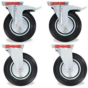 Ruedas giratorias 16 unidades 200 mm