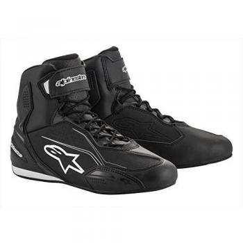 Alpinestars Faster-3 Motorcycle Shoes - Black/White, Protection & Stability