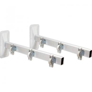 Tendedero de Pared Blanco con 3 Poleas