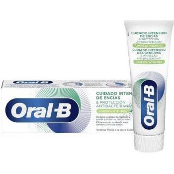 Oral-B Pasta de Dientes Cuidado Intensivo Encías y Protección Antibacteriana Limpieza Profunda 75 ml