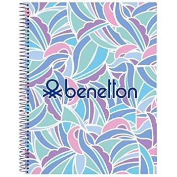 Benetton Arcobaleno Oficial Cuaderno Oficial 120 Hojas Tapas Duras 215x310mm