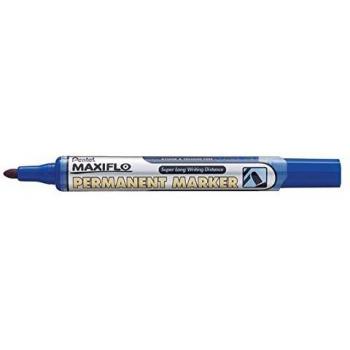 Pentel 737823 - Marcador permanente, punta cónica, color azul