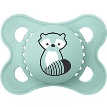 Chupete MAM Original de Silicona Anatómica 2-6 Meses - Diseño Natural y Animales (Lote de 2)
