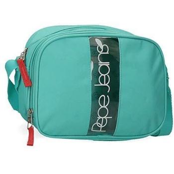 Pepe Jeans Darienne Bandolera Verde 23x17x8 cms Poliéster y PVC