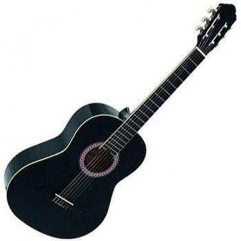 Dimavery AC-303 de guitarra clásica - con, negro