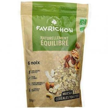Favrichon Muesli Cereales Tostados 6 Frutos Secos 350 G 350 G - 300 g