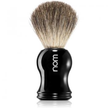 NOM Gustav Black Pure Badger Shaving Brush