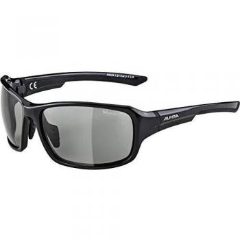 Alpina Lyron VL - Gafas de sol deportivas, unisex, para adultos, talla única, Unisex adulto, color negro, tamaño talla única