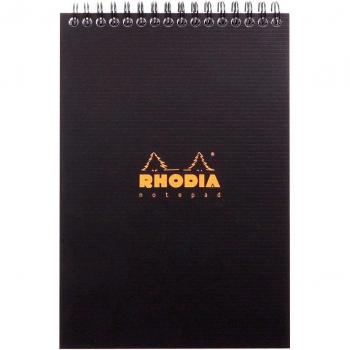 Rhodia 16921C - Notepad A5 - Rhodiactive - Líneas horizontales - Negro