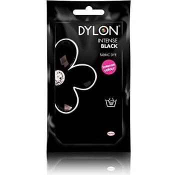 Dylon Intenso Bolsita de Tinte a Mano, Color (Terciopelo Negro), Poliéster, 50 g (Pack of 1)