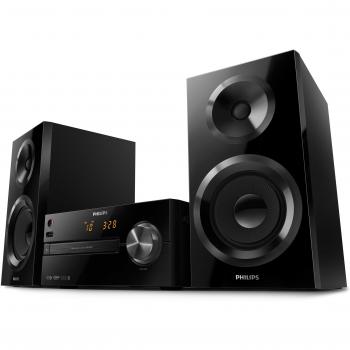 Philips BTM2560 - Microcadena Bluetooth, CD, USB, Radio, Potencia de 70 W, con Sonido Potente y Alarma, fácil de Usar