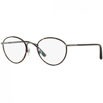 Giorgio Armani - FRAMES OF LIFE AR 5024J, Redondo, acero, hombre, MATTE RUTHENIUM HAVANA