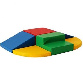 IGLU 6 XL Bloques de Espuma Figuras de Construcción Juguete para Aprendizaje Creativo Infantil Conjunto de Cubos Multicolores