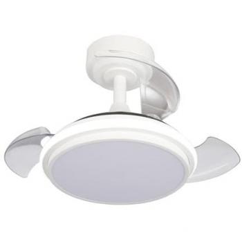 Ventilador de Techo LED Antila Mini XS 35W 3000Lm CCT Regulable con Temporizador y Mando Blanco