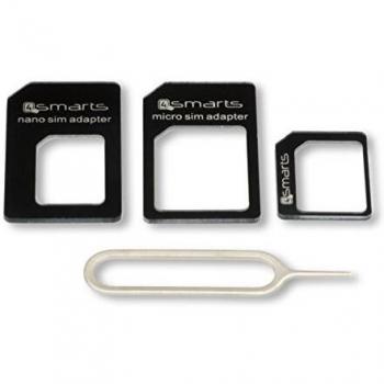4smarts Universal SIMadaptador Set 3 pieza