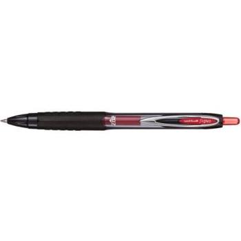 ROLLER GEL SIGNO 207E ROJO UNIBALL - Roller de tinta, punta de bola 0.7mm, grip de caucho antifatiga, tinta pigmentada resistente a luz y agua, color rojo (12 uds), marca