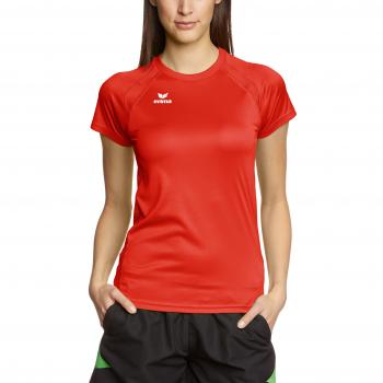 erima Uni T - Camiseta para Mujer, tamaño XS, Color Rojo