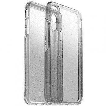 Otterbox Symmetry Clear - Funda Anti caídas Fina y Elegante para iPhone XS MAX, Transparente y Purpurina