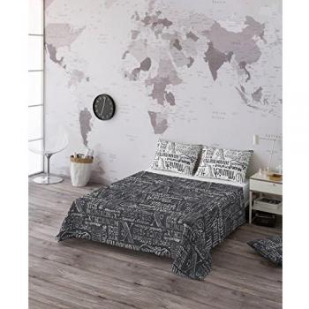 Munich Juegos DE SABANAS Jet Grey 4 PCS Cama 180 CM