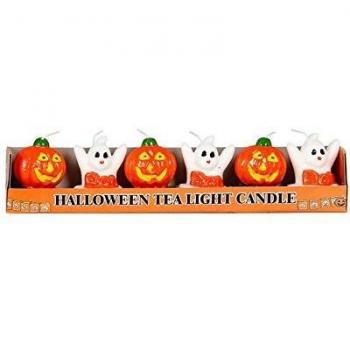 Guirca Blíster 6 Velas Halloween 4 cms.