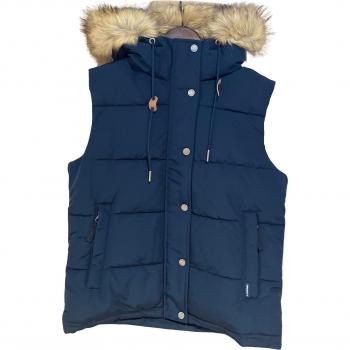 Superdry Women's Everest Hooded Puffer Jacket with Faux Fur Trim