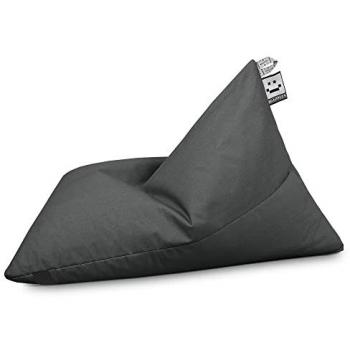 Happers To-Go Gris - Puff Exterior Ligero y Resistente con Bolsillo y Asa