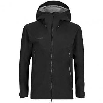 Mammut Crater Chaqueta con capucha para hombre, Hombre, Chaqueta Hardshell, 1010-27700, negro, M